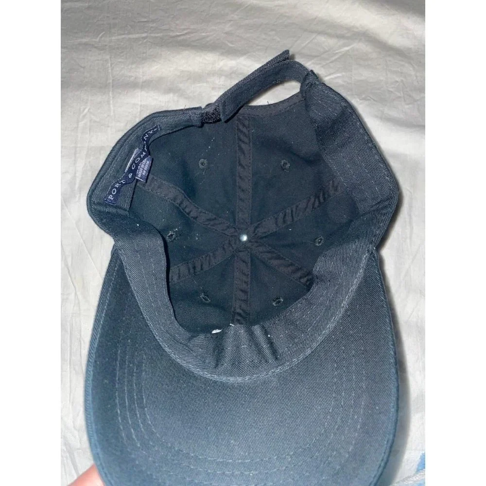 HP Hewlett‎ Packard Embroidered Baseball Hat Cap Black Velcro One Size Fits All